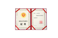 湖南省勞動(dòng)模范證書(shū)